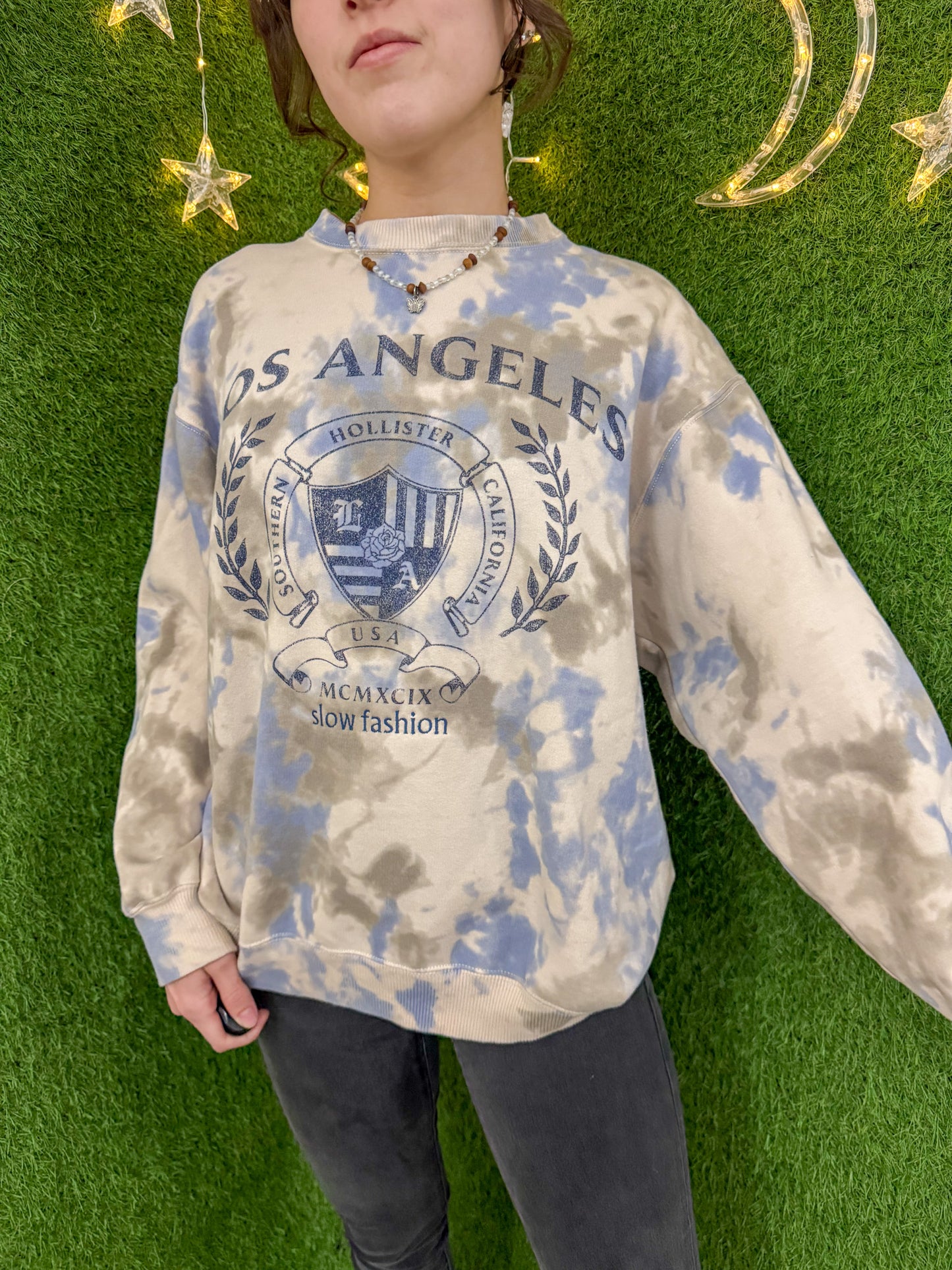 Slow Fashion Tie Dye Crewneck XS