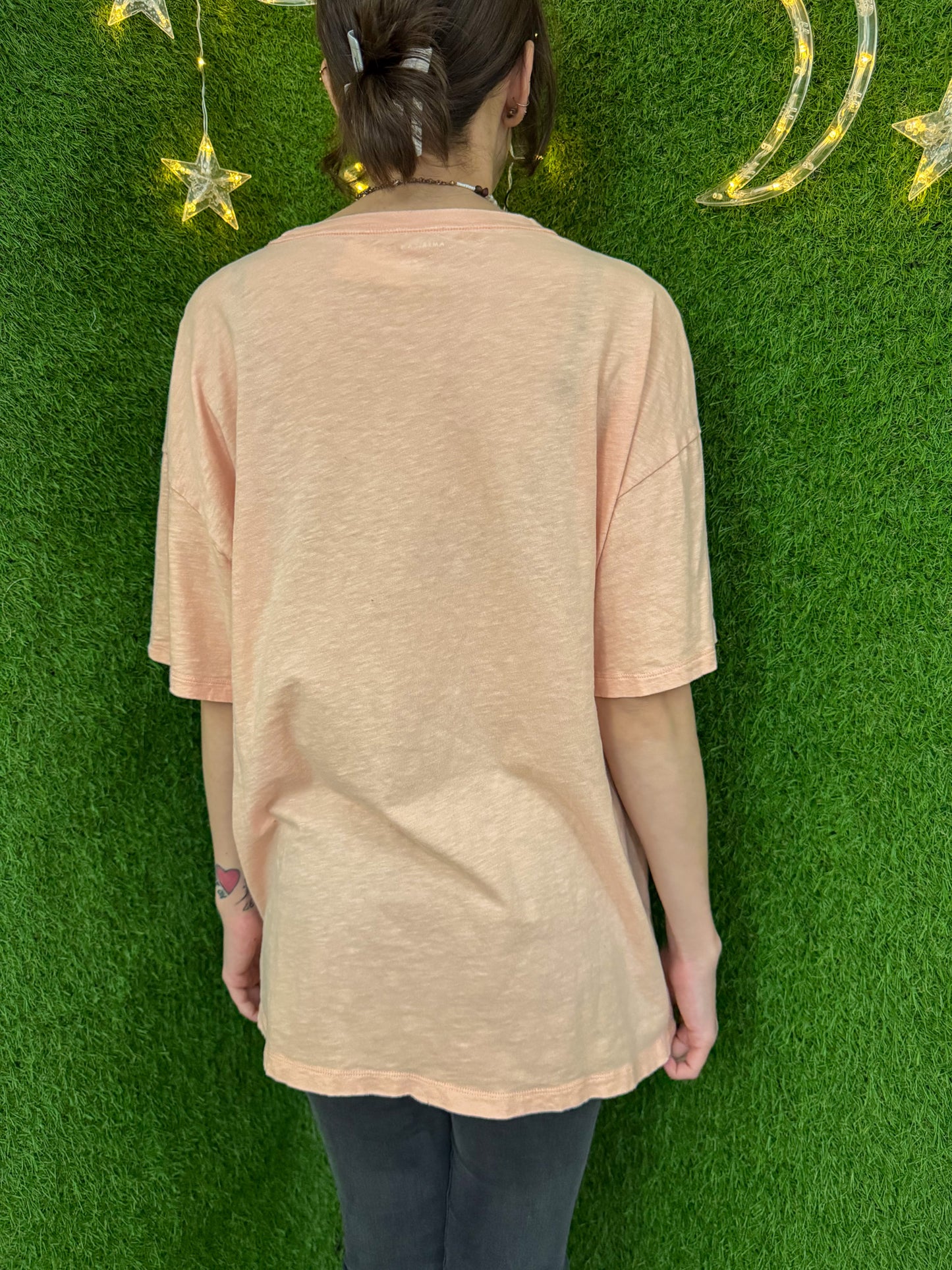 Take It Easy Tennis Skeleton T-Shirt M