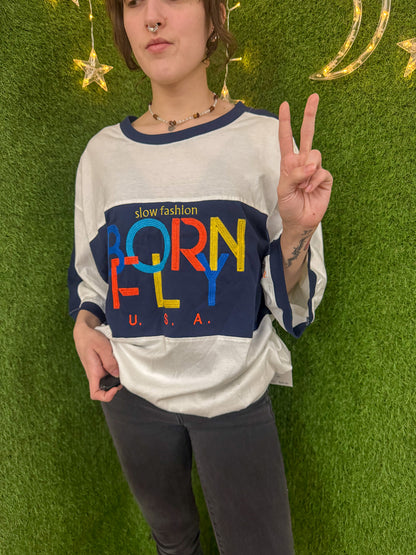 Slow Fashion Born Fly T-Shirt 4XL