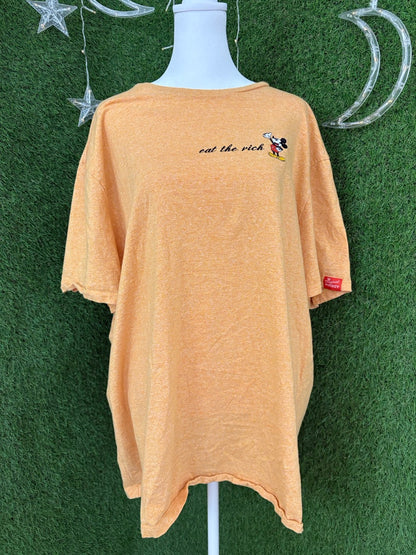 Eat the Rich Yellow T-Shirt XL