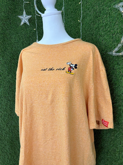 Eat the Rich Yellow T-Shirt XL