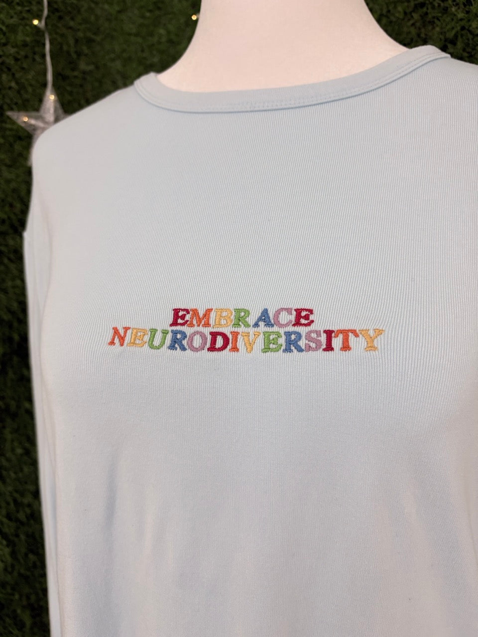 Embrace Neurodiversity Blue Bodysuit 2XL