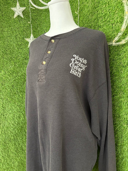 You're Doing Great Button Long Sleeve XL