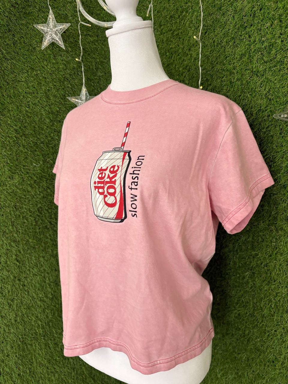 Slow Fashion Pink T-Shirt M