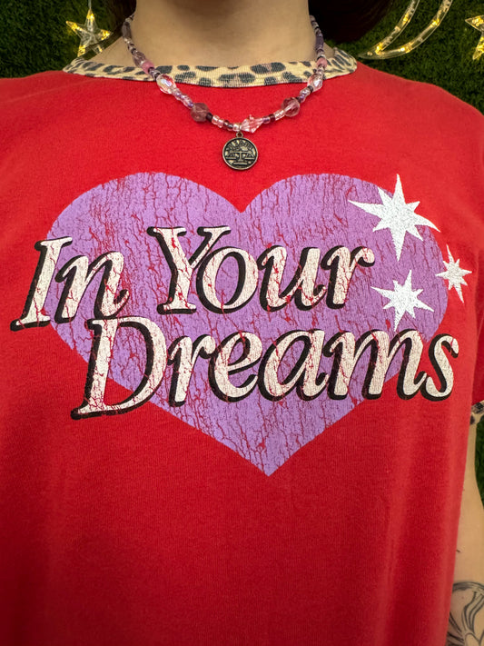 In Your Dreams Red Baby Tee 3XL
