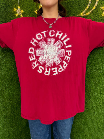 Red Hot Chili Peppers Sustainable Red T-Shirt XL