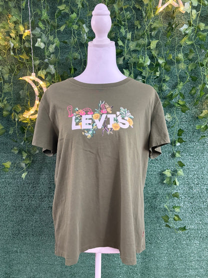 Levi's Flower and Worm Graphic Tee XL