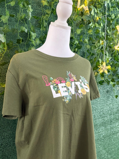 Levi's Flower and Worm Graphic Tee XL