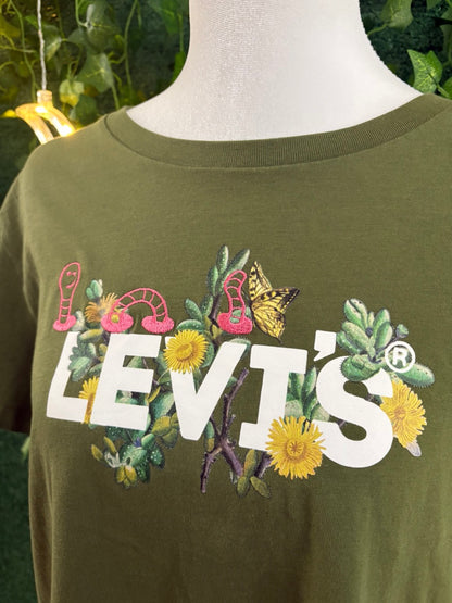 Levi's Flower and Worm Graphic Tee XL