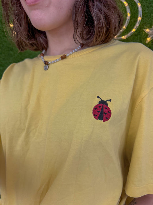 Ladybug Yellow T-Shirt XL