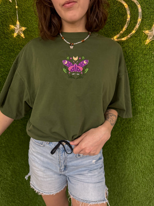Green Moth T-Shirt S