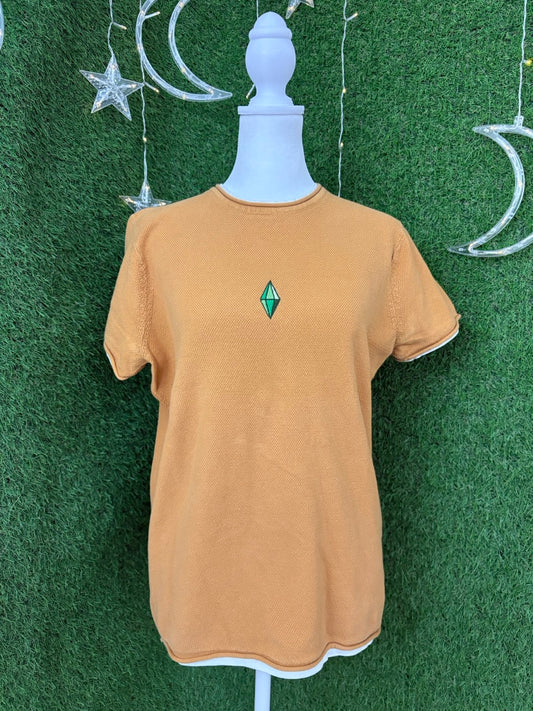 Sims Yellow/Brown Shirt S