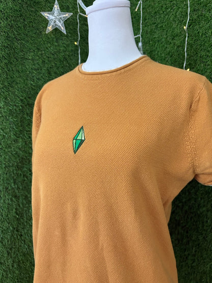 Sims Yellow/Brown Shirt S