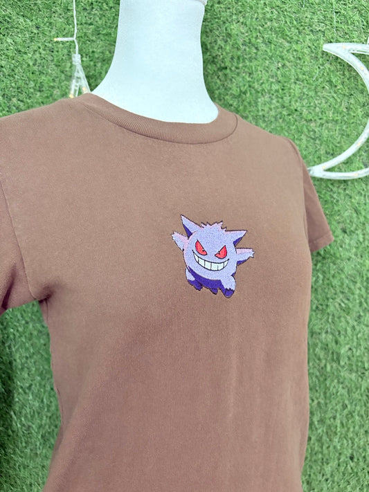 Gengar Brown Baby Tee S