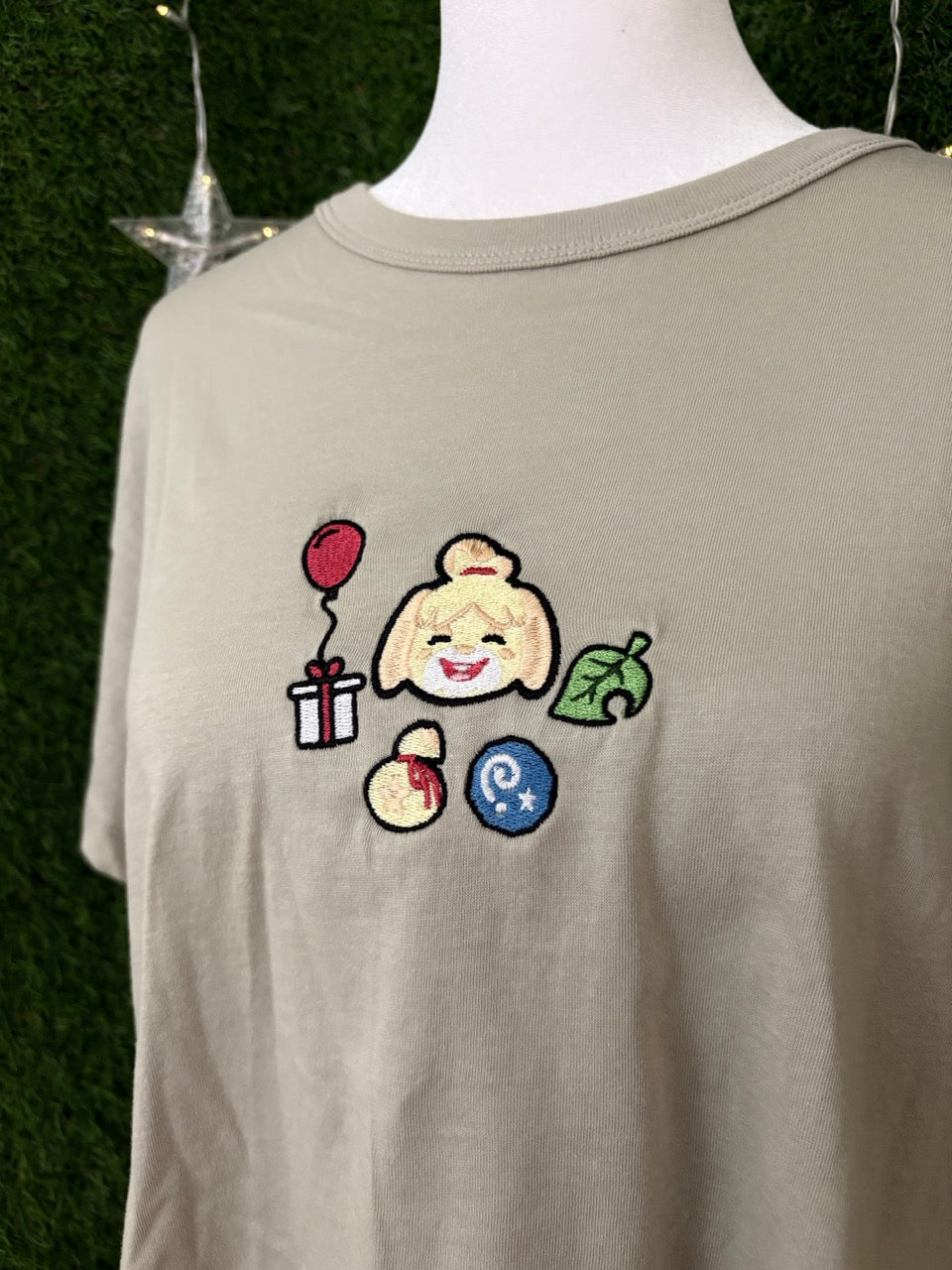 Animal Crossing Khaki Crop Top M