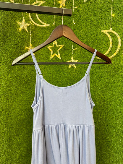 Let's Grow Periwinkle Dress with Pockets M