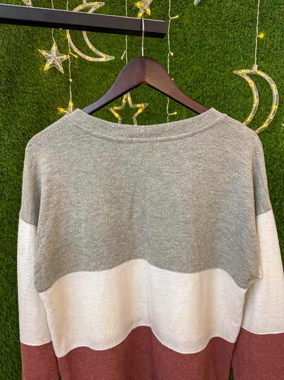 Let's Grow Stripped Sweater L