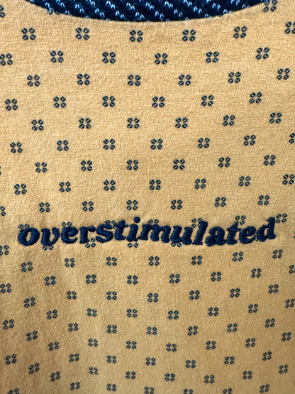 Overstimulated Mustard Yellow T-Shirt XS