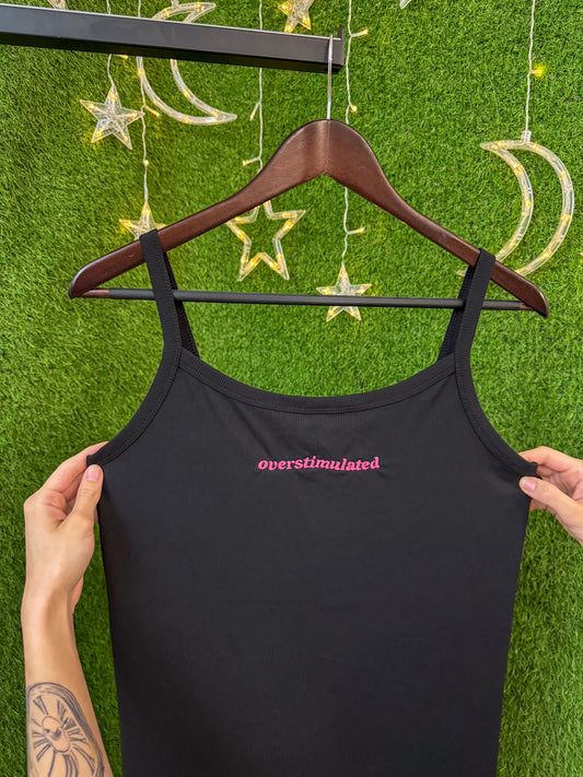 Overstimulated Black Tank XL