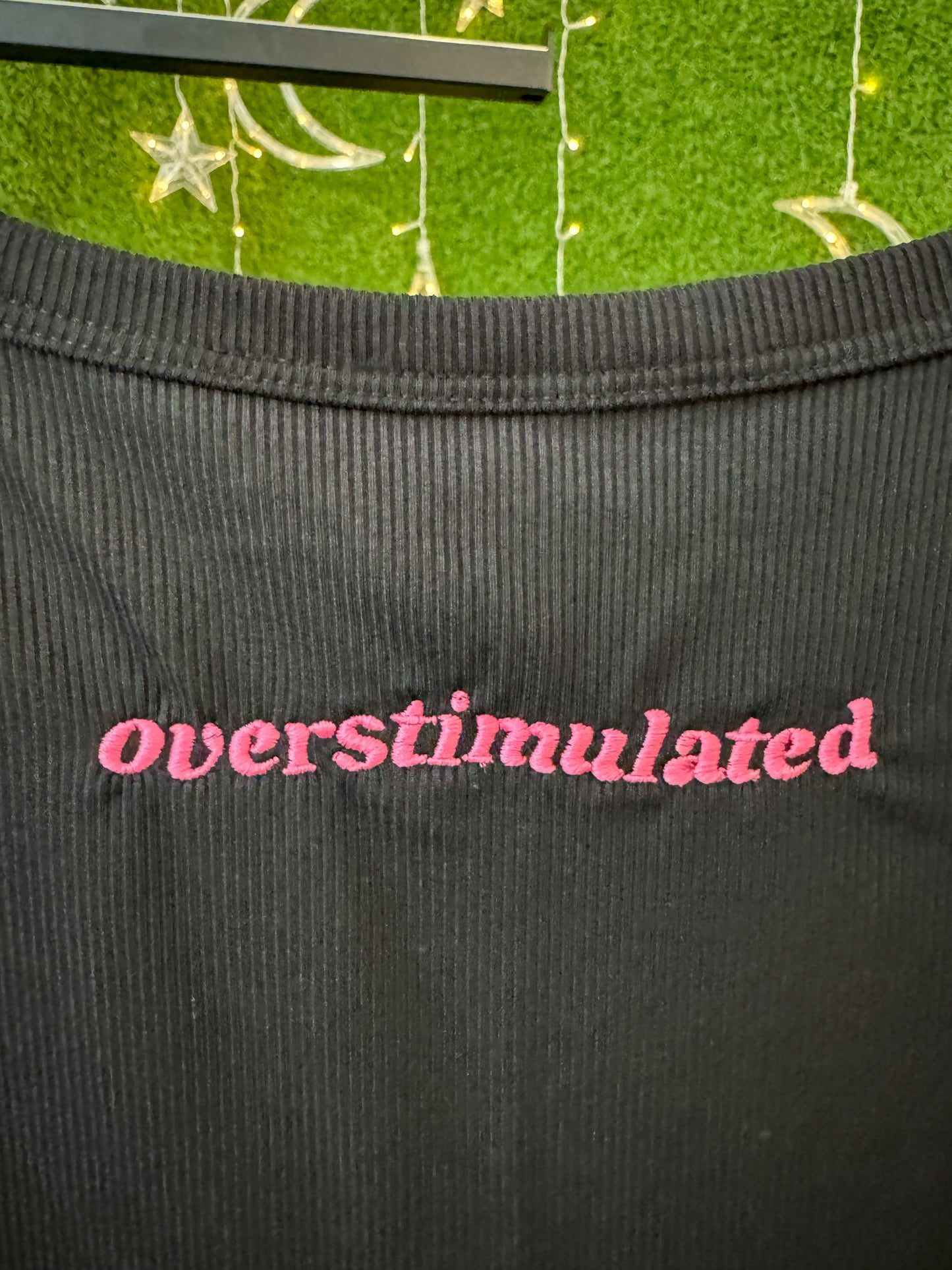 Overstimulated Black Tank XL