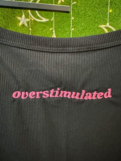 Overstimulated Black Tank XL