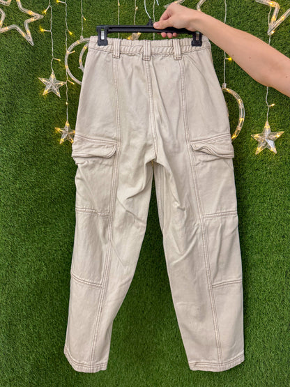 Brat Khaki Cargo Pants XS