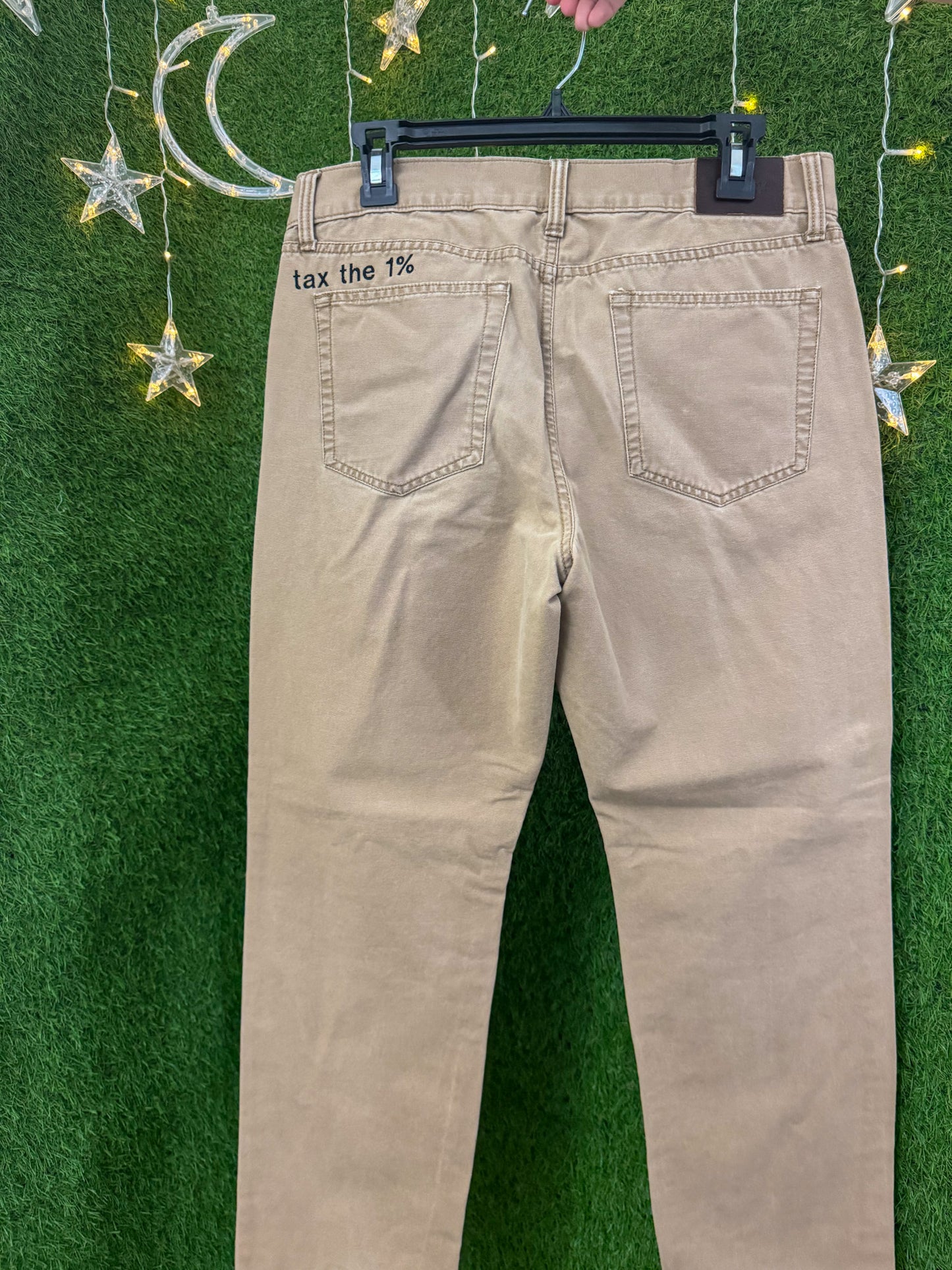 Tax The 1% Khaki Pants L