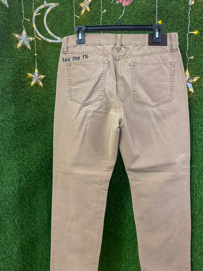 Tax The 1% Khaki Pants L