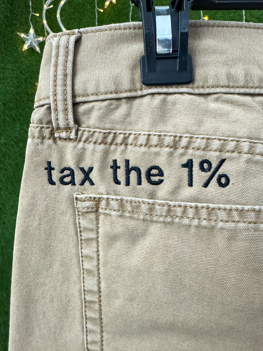 Tax The 1% Khaki Pants L