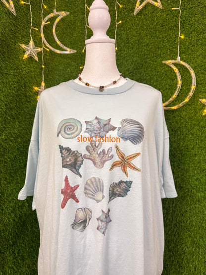 Slow Fashion Seashell T-Shirt XL