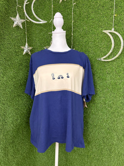 Wormy Navy T-Shirt XL