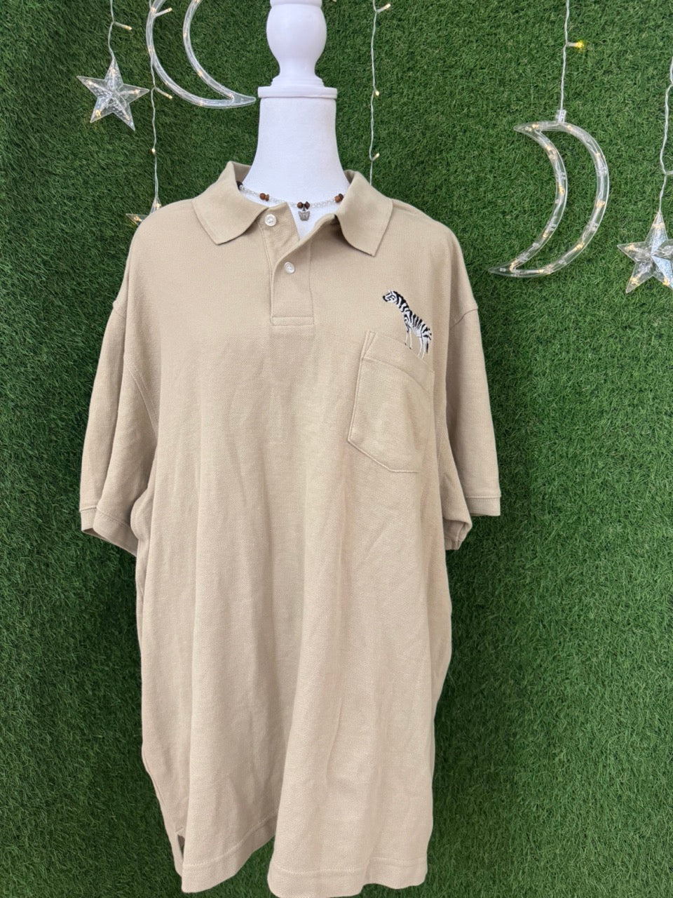 Zebra Polo T-Shirt XL