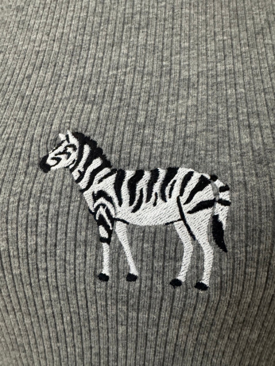 Zebra Cropped Tank M