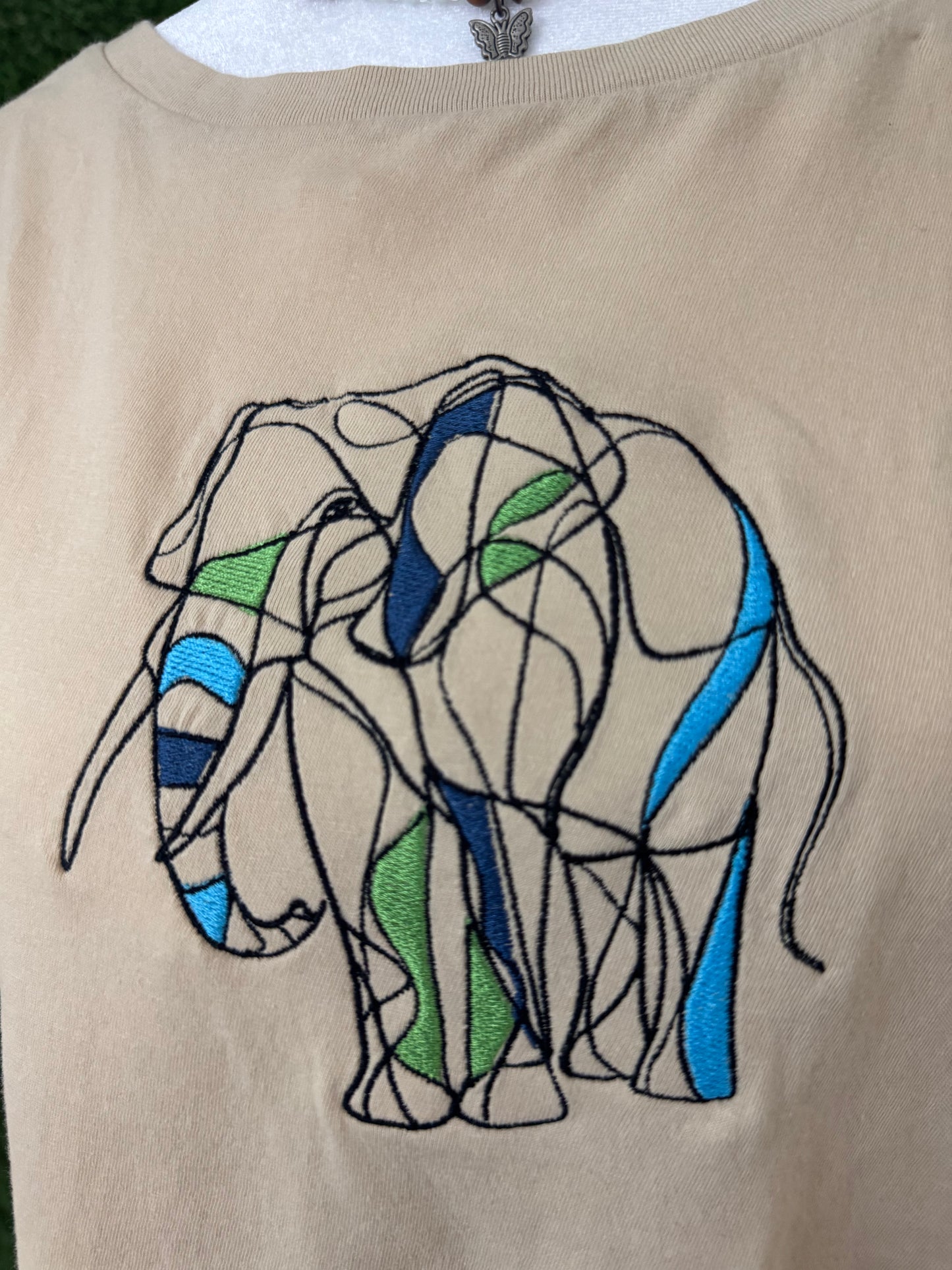Elephant Khaki Crop Top XL