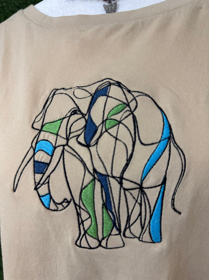 Elephant Khaki Crop Top XL