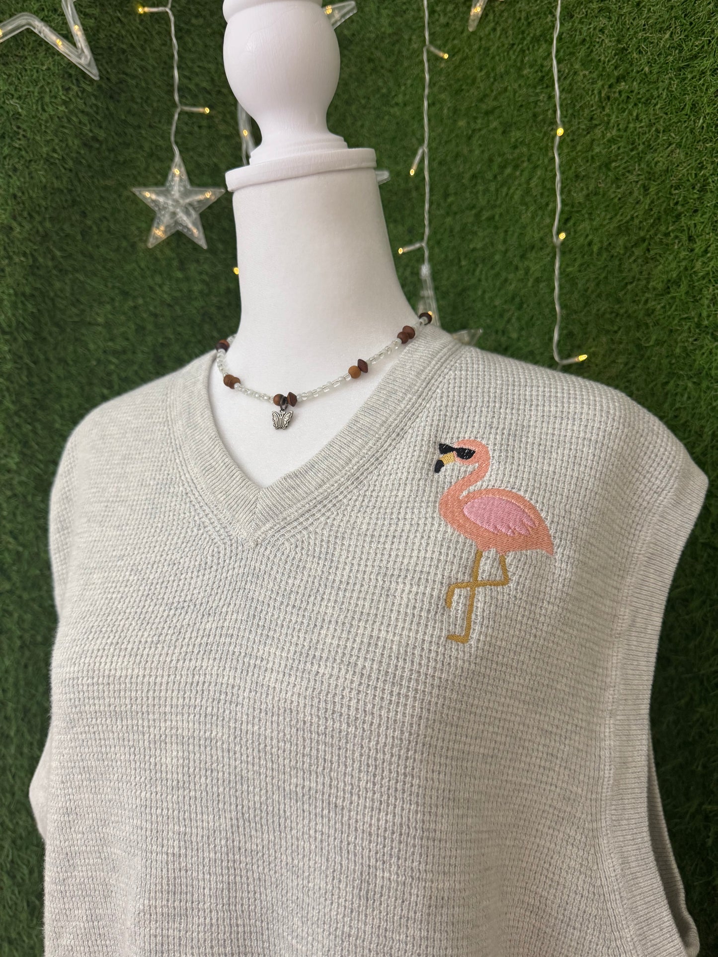 Flamingo Grey Thermal Vest L