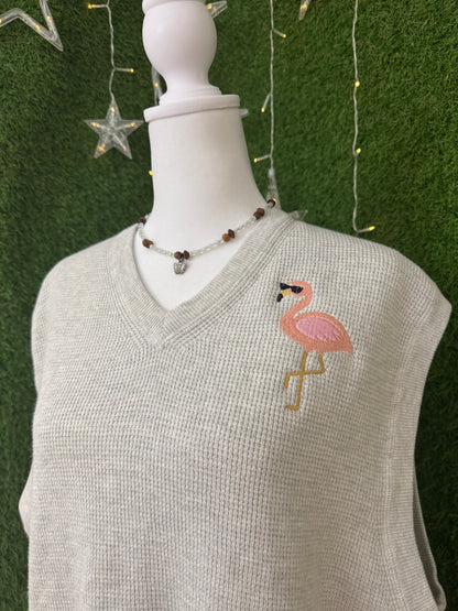 Flamingo Grey Thermal Vest L