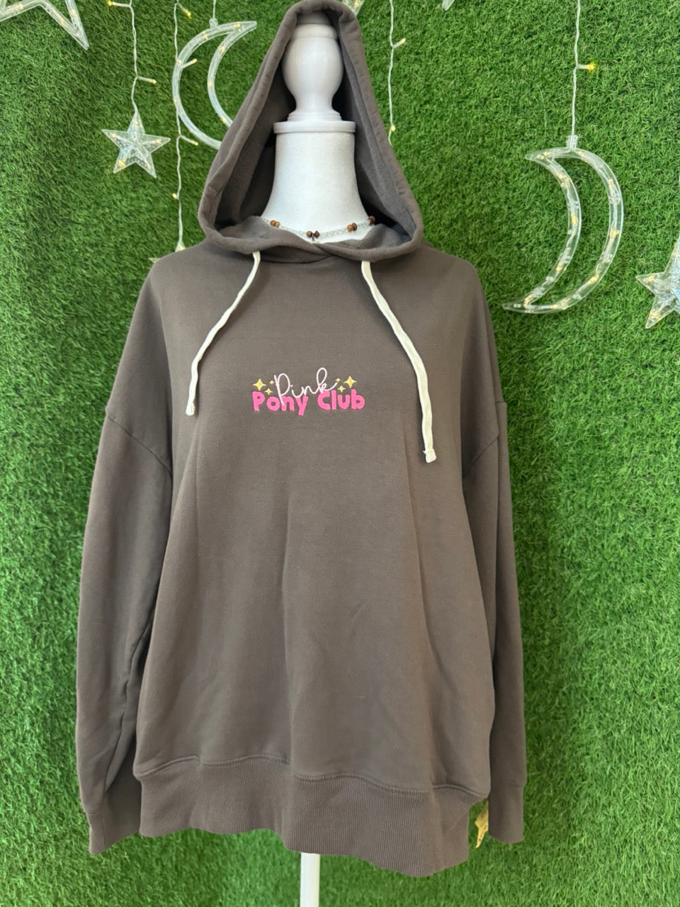 Pink Pony Club Brown Hoodie M