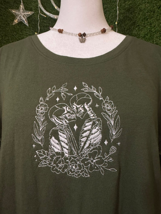 Infinite Love Green Scoop Neck Tee 3XL