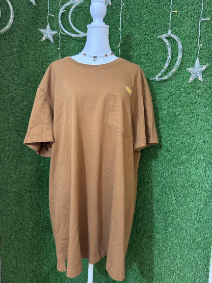 Goldfish Brown Pocket Tee 2XL