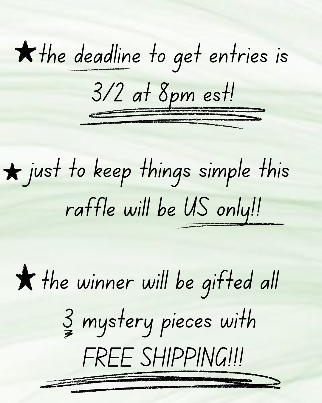 2/25-3/2 Fundraising Raffle