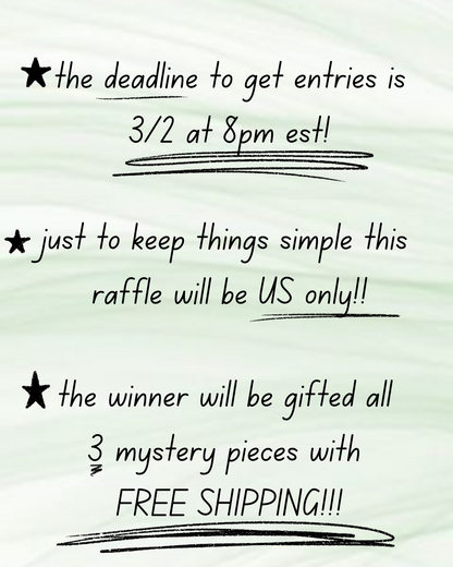 2/25-3/2 Fundraising Raffle